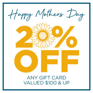 20 percent off gift cards over $100